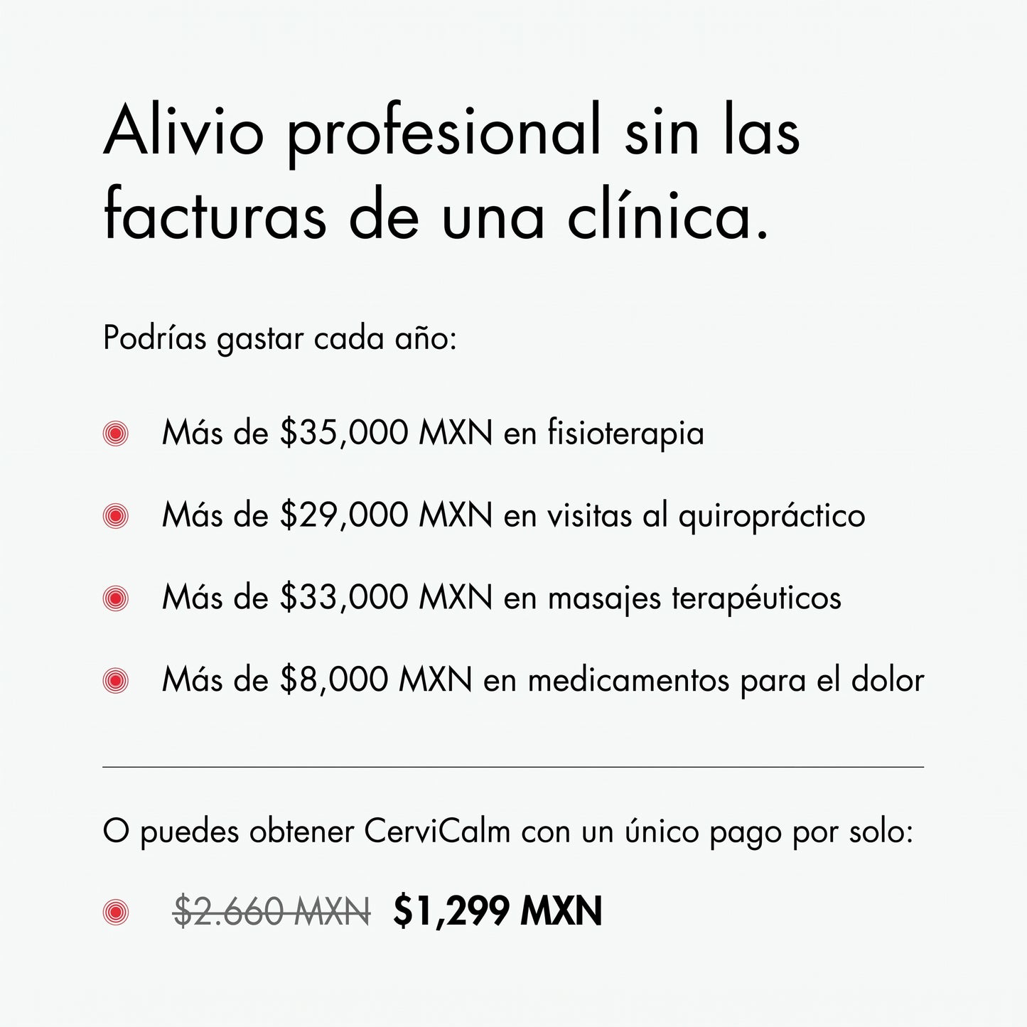 CerviCalm Advance ® Alivio para tu cuello